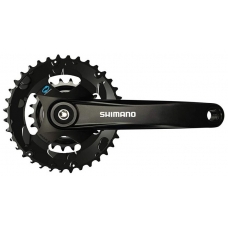 Система Shimano Altus, M315-2, 175 мм, 36/22T, кв, без. защ, цв. черн, для 7/8